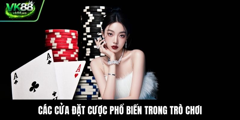 Các cửa đặt cược phổ biến trong trò chơi