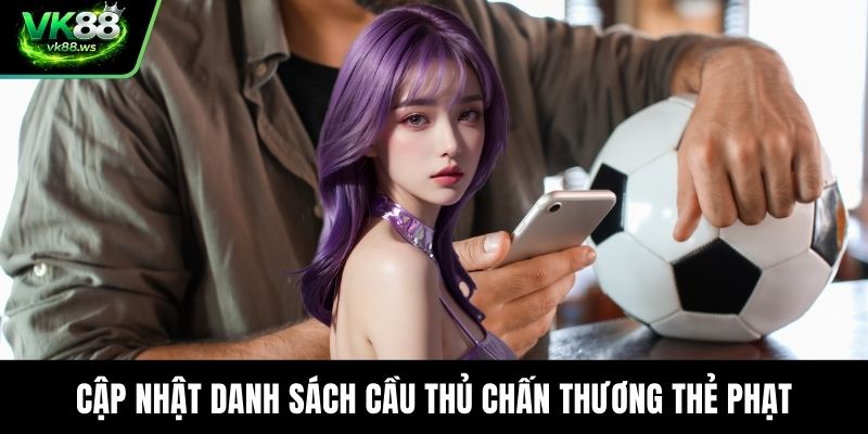 Cập nhật danh sách cầu thủ chấn thương thẻ phạt