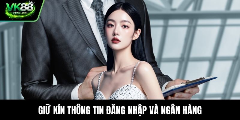Giữ kín thông tin đăng nhập và ngân hàng