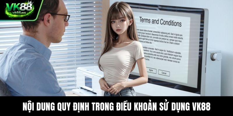 Nội dung quy định trong điều khoản sử dụng VK88